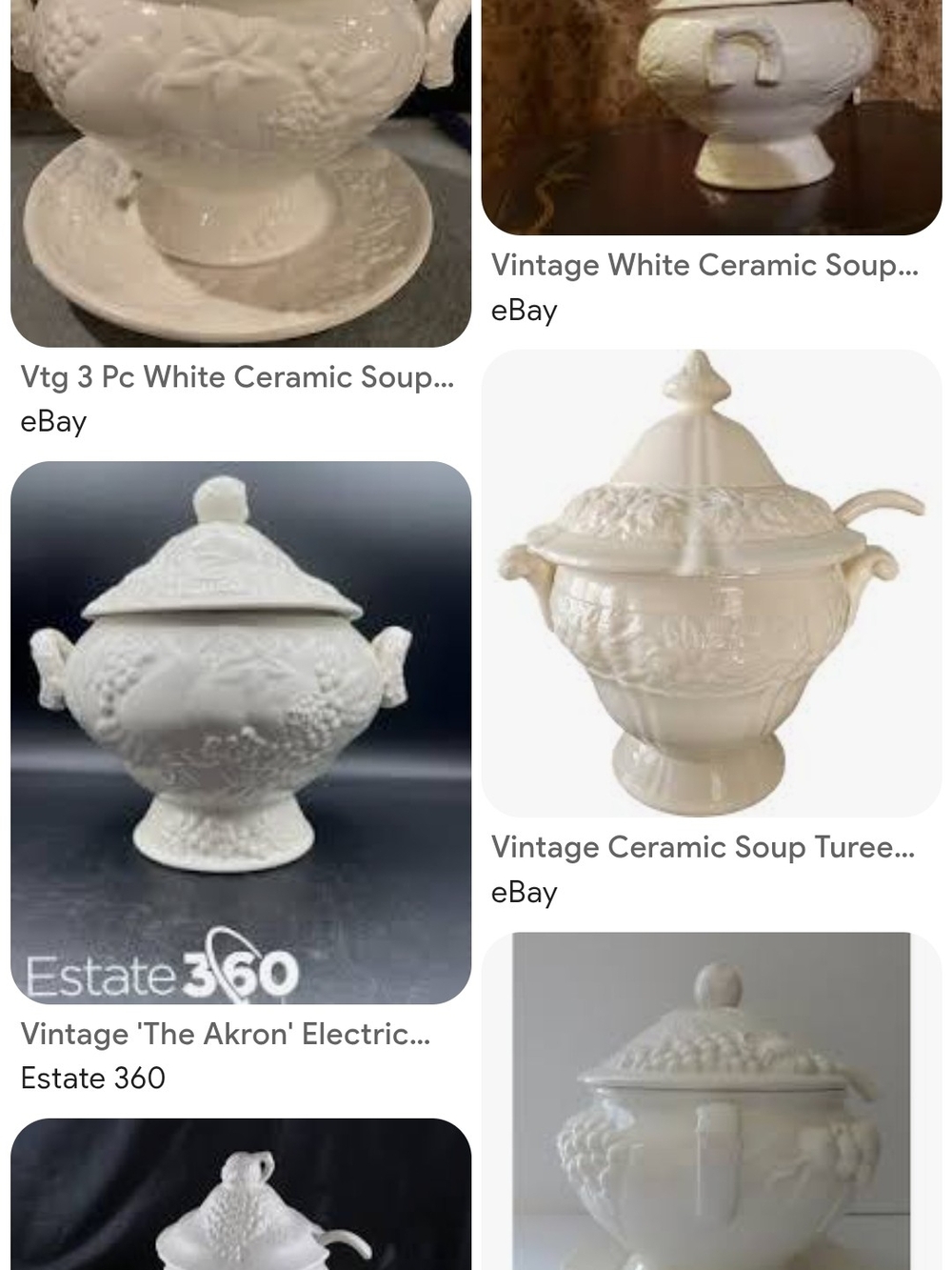 White Ceramic Soup Tureen with Lid - Classic Home Art